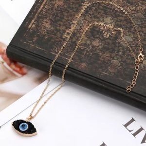 Black Evil Eye Pendant Necklace🧿
